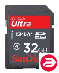 SanDisk 32Gb SDHC 15Mb/s (SDSDH-032G-U46)