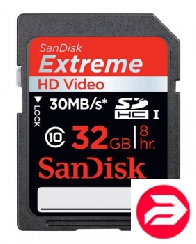 SanDisk 32Gb SDHC Extreme HD Video Card (SDSDX-032G-X46)