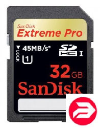 SanDisk 32Gb SDHC Pro Extreme 45MB/s version (SDSDXP1-032G-X46)