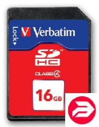 Verbatim 16Gb SDHC class4