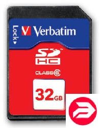 Verbatim 32Gb SDHC class6