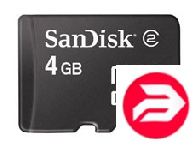 SanDisk 4Gb MicroSDHC Ultra + USB Reader + Media Manager (SDSDQY-004G-U46)