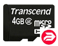 Transcend 4Gb Micro SDHC class 2 No box & adapter (TS4GUSDC2)