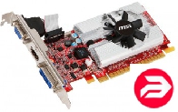 MSI PCI-E N520GT-MD1GD3/LP  CUDA 1Gb <GFN520, GDDR3, 64 bit, HDCP, DVI, HDMI, Low Prof