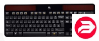 Logitech Wireless Solar Keyboard K750 Black USB