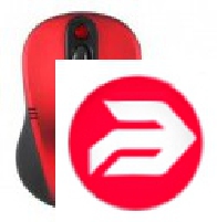 A4-Tech Mouse G9-370 X-Far Glass Run USB red