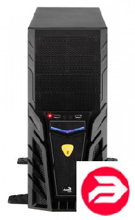 AeroCool VS-4 black w/o PSU ATX 2*USB audio mesh front panel