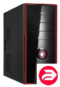Ezcool NA-750R black red led w/o PSU ATX USB 2.0*2 Audio