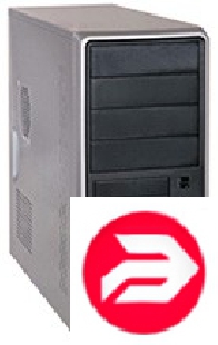 Foxconn TLA-887 black/silver 400W ATX USB audio mic fan AirDuct
