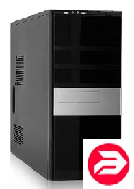Foxconn TSAA-680 black/silver 500W ATX 2 USB audio mic fan AirDuct