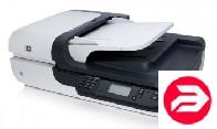 HP Scanjet N6350 Networked Document Flatbed Scanner (2400x2400 dpi, 48 bit, ADF 50sheets, 15 ppm, Du