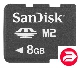 SanDisk 8Gb Memory Stick Micro (M2) (SDMSM2-008G-E11M)