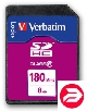 Verbatim 8Gb SDHC HD Video 180 minute class6
