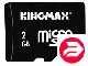 Kingmax 2Gb microSD + 2 adapters (KM02GMCSD2A)