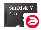 SanDisk 4Gb MicroSDHC Ultra + USB Reader + Media Manager (SDSDQY-004G-U46)