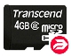 Transcend 4Gb Micro SDHC class 2 No box & adapter (TS4GUSDC2)