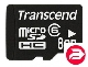 Transcend 8Gb Micro SDHC class 6 + 2 adaptors (TS8GUSDHC6-2)