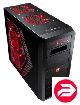AeroCool Rs-9 black Devil Red edition w/o PSU ATX 2*USB audio E-SATA red LED