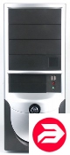 Foxconn TLA-397 black/silver 500W ATX USB audio mic fan AirDuct