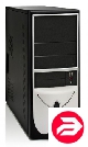 Foxconn TLA-436 black/silver 450W ATX USB audio mic fan AirDuct