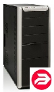 Foxconn TLA-566 black/silver 450W ATX USB audio mic fan AirDuct