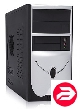 Foxconn TLM-436 black/silver 400W mATX USB audio fan AirDuct