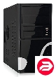 Foxconn TLM-720 black/silver 400W mATX USB Audio Mic Fan AirDuct
