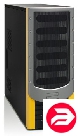 Foxconn TSAA-142(A) black/silver 400W ATX USB audio mic fan AirDuct