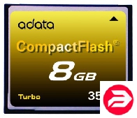 A-Data 8Gb 350x Compact Flash
