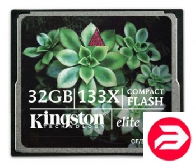 Kingston 32Gb 133x Compact Flash Card Elite Pro (CF/32GB-S2)