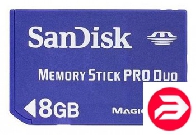 SanDisk 8Gb Memory Stick Pro Duo (SDMSPD-008G-B35)