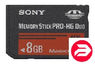 SONY 8Gb MemoryStick  PRO DUO HX (MSHX8A)