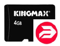 Kingmax 4Gb microSDHC class4 + adapter