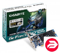 Gigabyte GTS210 GV-N210OC-512I 512Mb 64bit DDR2 650/800