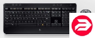 Logitech (Keyboard+Mouse) Wireless Combo MK520