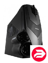 AeroCool SyclonII black w/o PSU ATX 2*USB audio E-SATA SECC 0.6mm