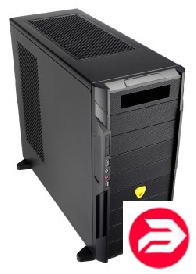 AeroCool VS-9 black w/o PSU ATX 2*USB audio SECC 0.6mm