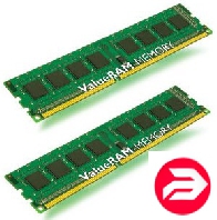 Intel DDR3 4096Mb 1333MHz ECC Reg w/Par CL9  Kit of 2 DR x8 w/Sen KVR1333D3D8R9SK2/4GI
