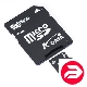 A-Data 4Gb microSDHC black class 6 + adapter