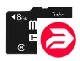 A-Data 8Gb microSDHC black + adapter