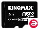 Kingmax 4Gb microSDHC class6 + 2 adapters
