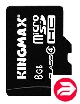 Kingmax 8Gb microSDHC class4 + 2 adapters