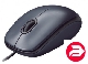 Logitech B110 Optical Mouse, USB, 800dpi, Black, [910-001246]